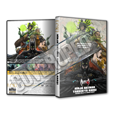Ninja Batman Yakuza'ya Karşı - 2025 Türkçe Dvd Cover Tasarımı